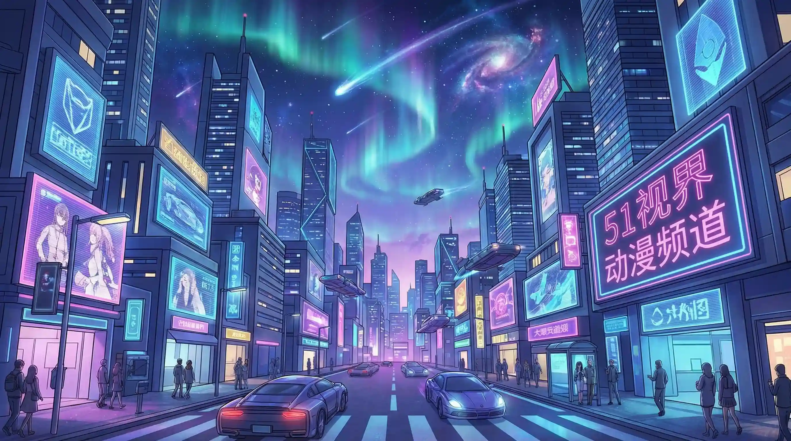 日式动漫风格城市夜景 - 51暗网官网-深网资讯|暗网独家爆料|51暗网平台 动漫推荐